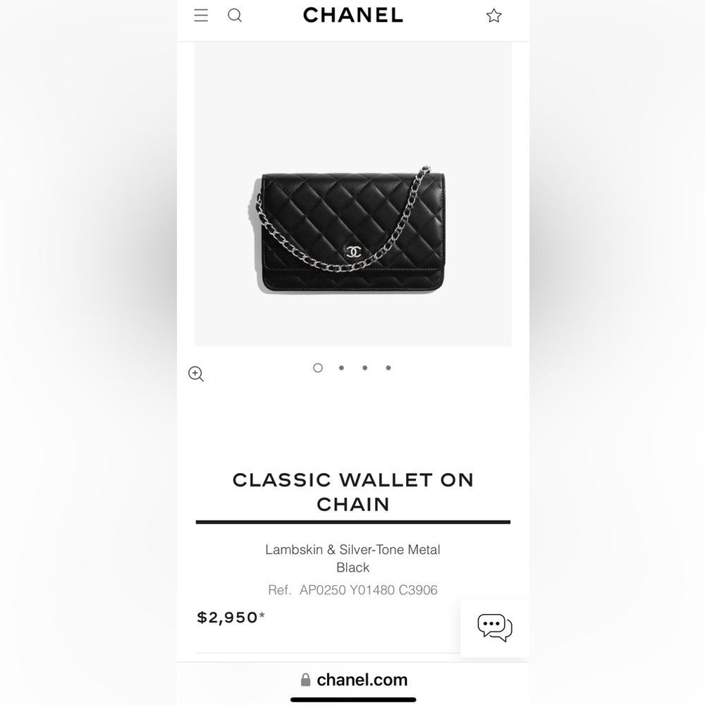 CHANEL Black and Gold Quilted Wallet - Picture 12 of 16